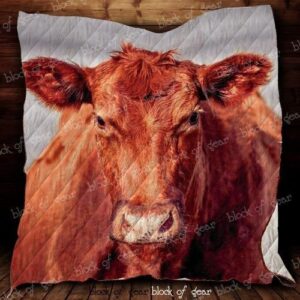 Red Angus Quilt D394  Quilt